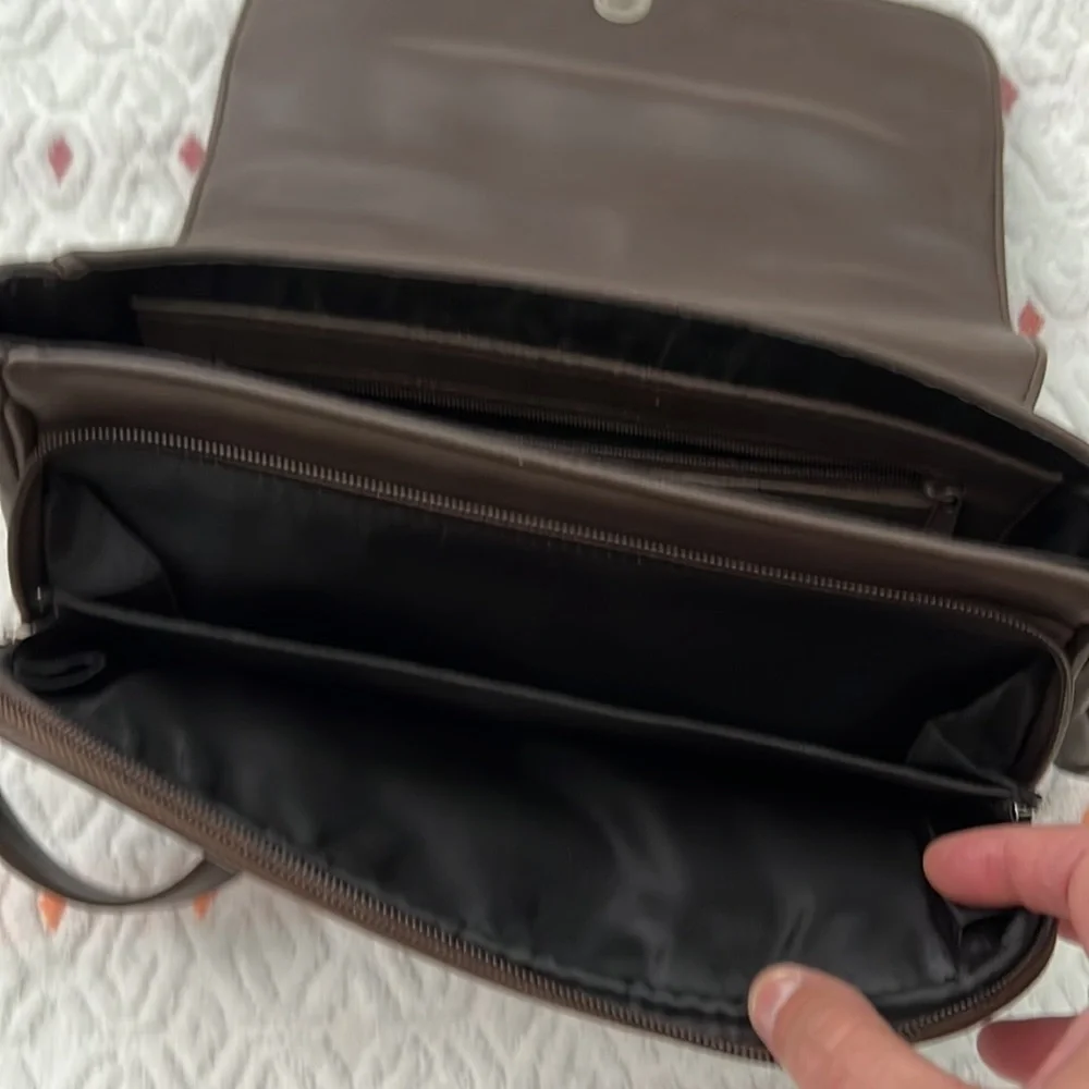 Chocolate Brown Cross Body Purse - Picture 6 of 11